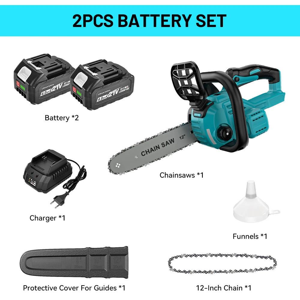 12 Inch Brushless Electric Chainsaw