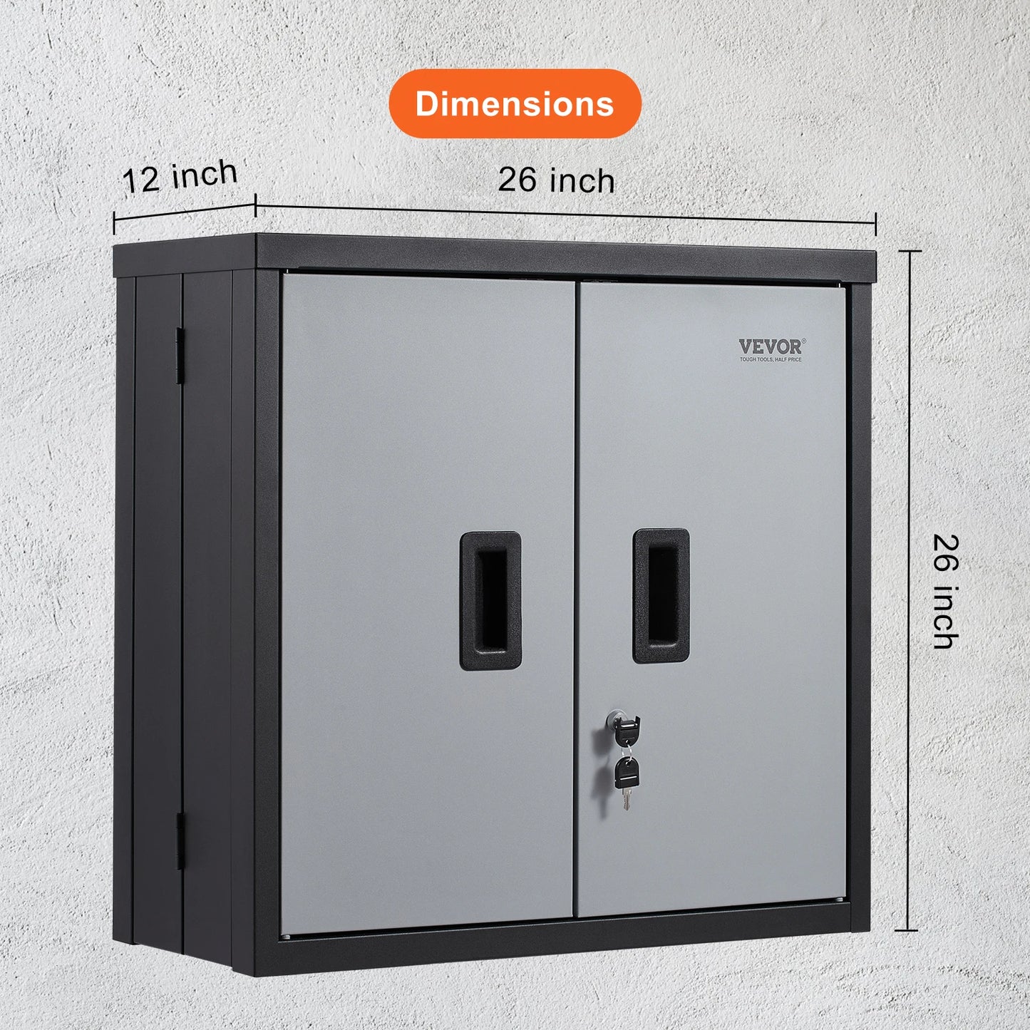 Foldable Wall Mounted Tool Chest