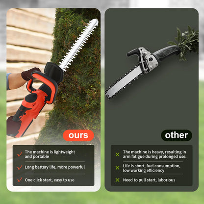 Cordless 22-Inch Electric Hedge Trimmer