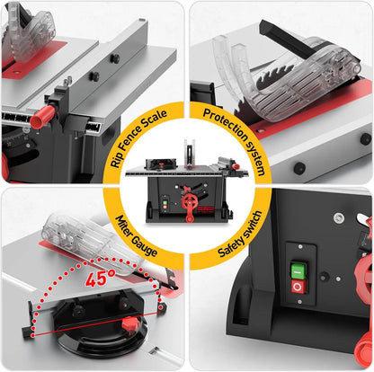10" Precision Benchtop Table Saw