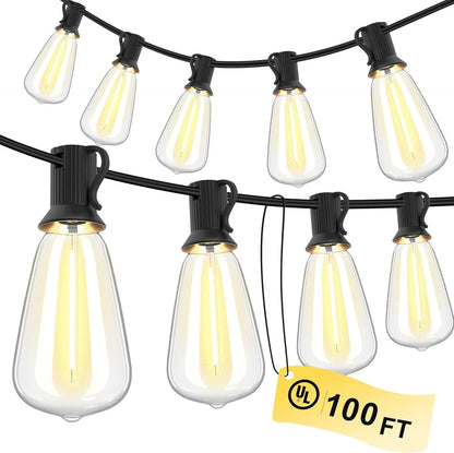 150FT LED Outdoor String Patio Lights
