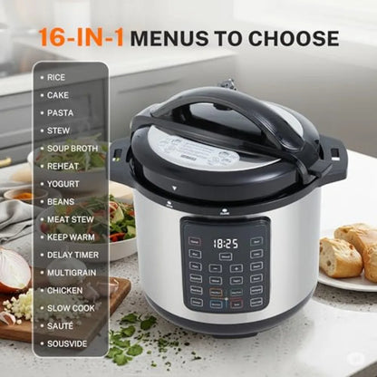 16-in-1 8QT Electric Pressure Cooker