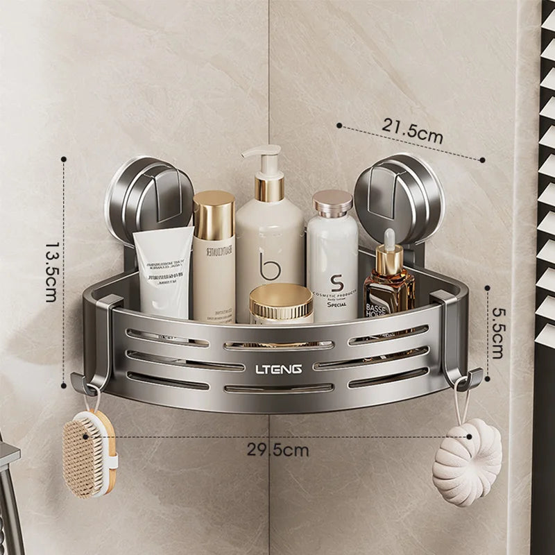 Suction Cup Corner Shower Shelf