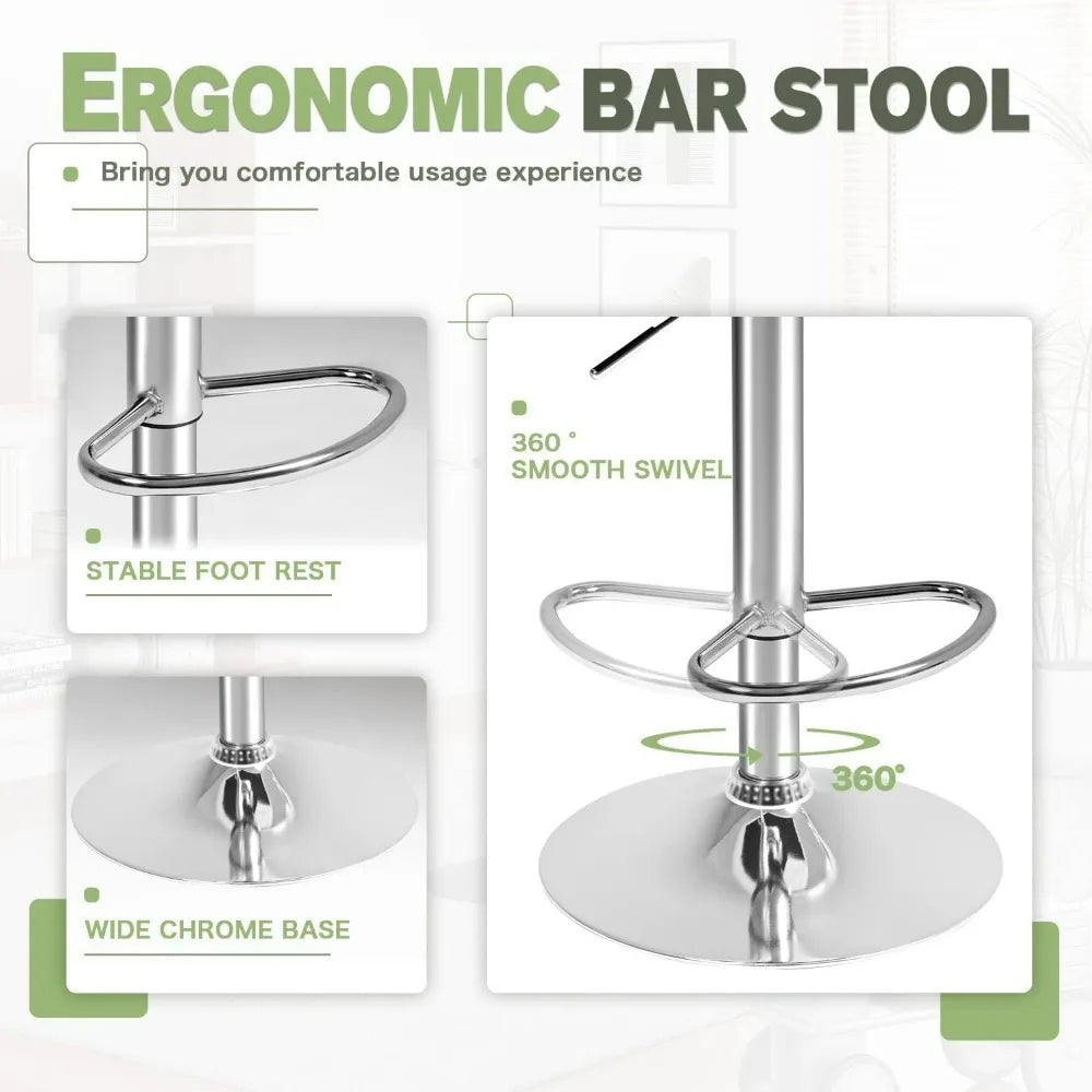 Modern Swivel Adjustable Bar Stools