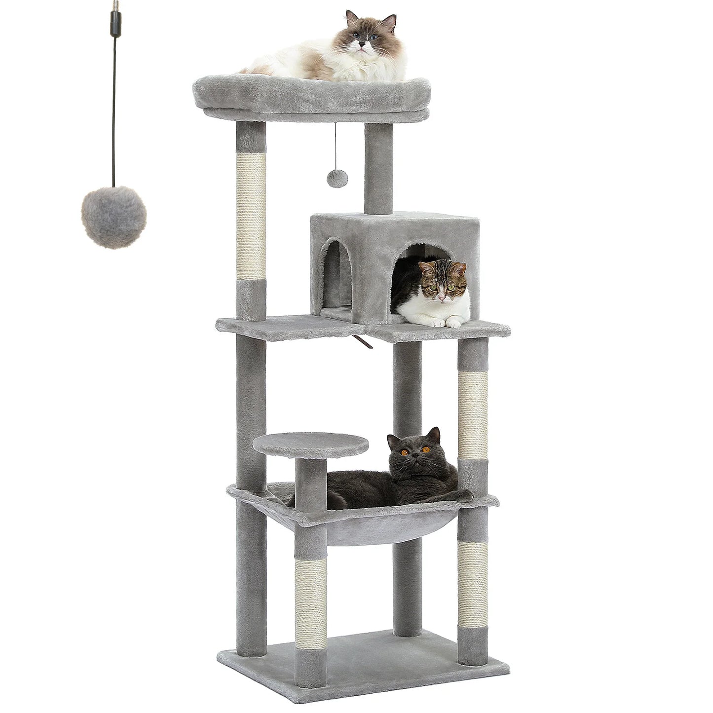 5-Level Cat Tower With Scratching Posts