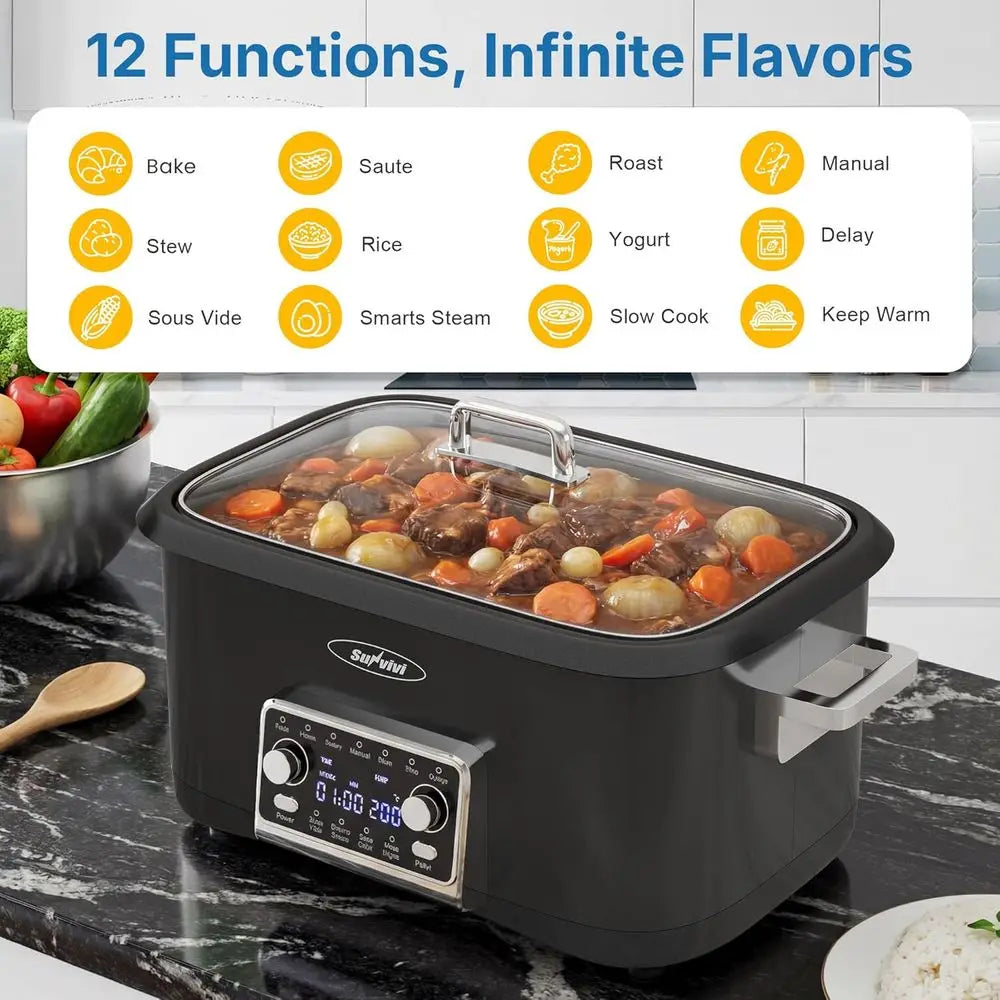 8-Quart Digital Multi-Cooker
