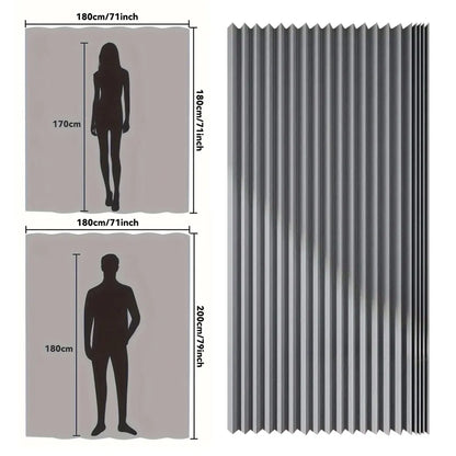 Foldable Magnetic Shower Curtain