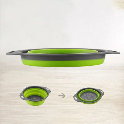 Collapsible Silicone Kitchen Travel Colander