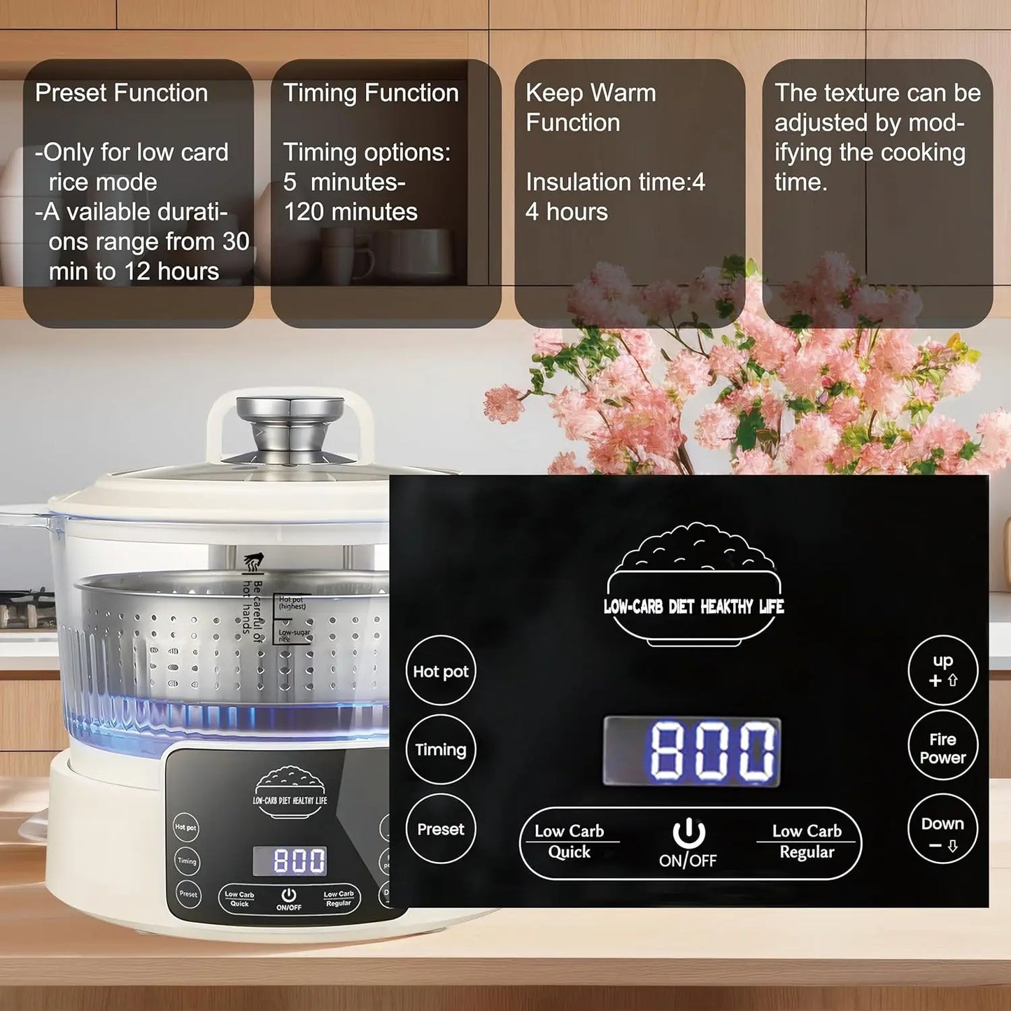 Low Carb Rice Cooker