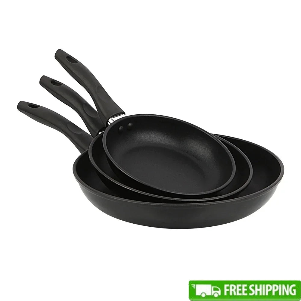 3-Piece Nonstick Skillet Set