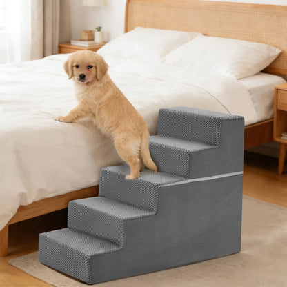3-5 Step Foam Dog Stairs