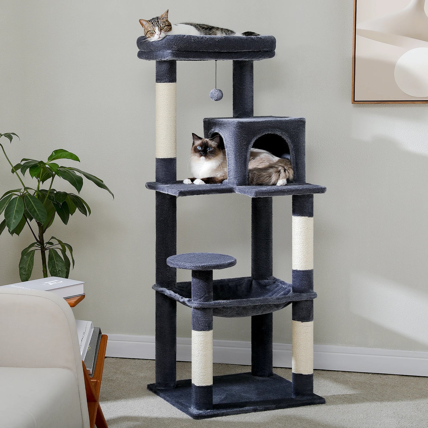 5-Level Cat Tower With Scratching Posts