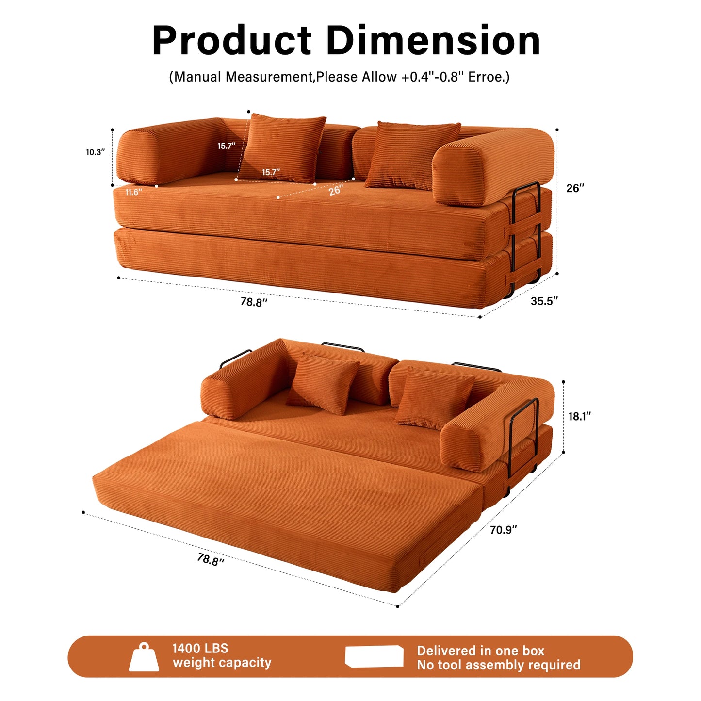 Folding Sofa Bed