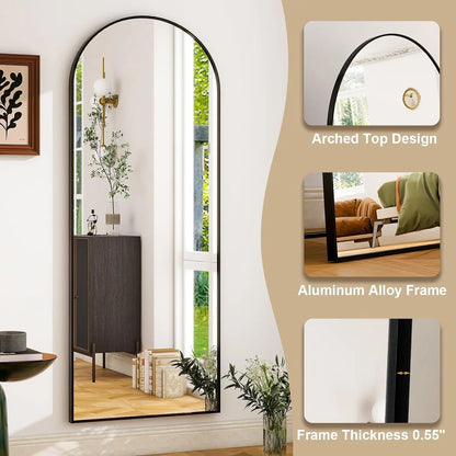 26" x 71" Aluminum Alloy Frame Full Length Mirror