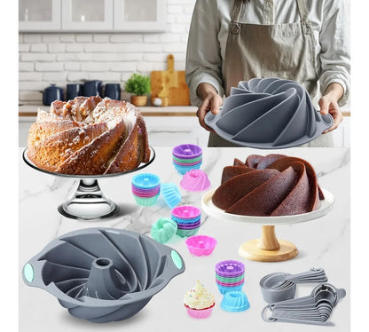 72-Piece Silicone Bakeware Set