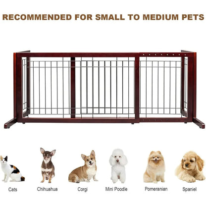 Bonnlo Free Standing Gate 37"-68" Wide