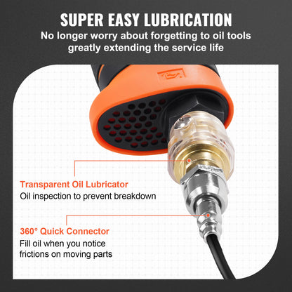 Lightweight Pneumatic Impact Gun & Carrying Case