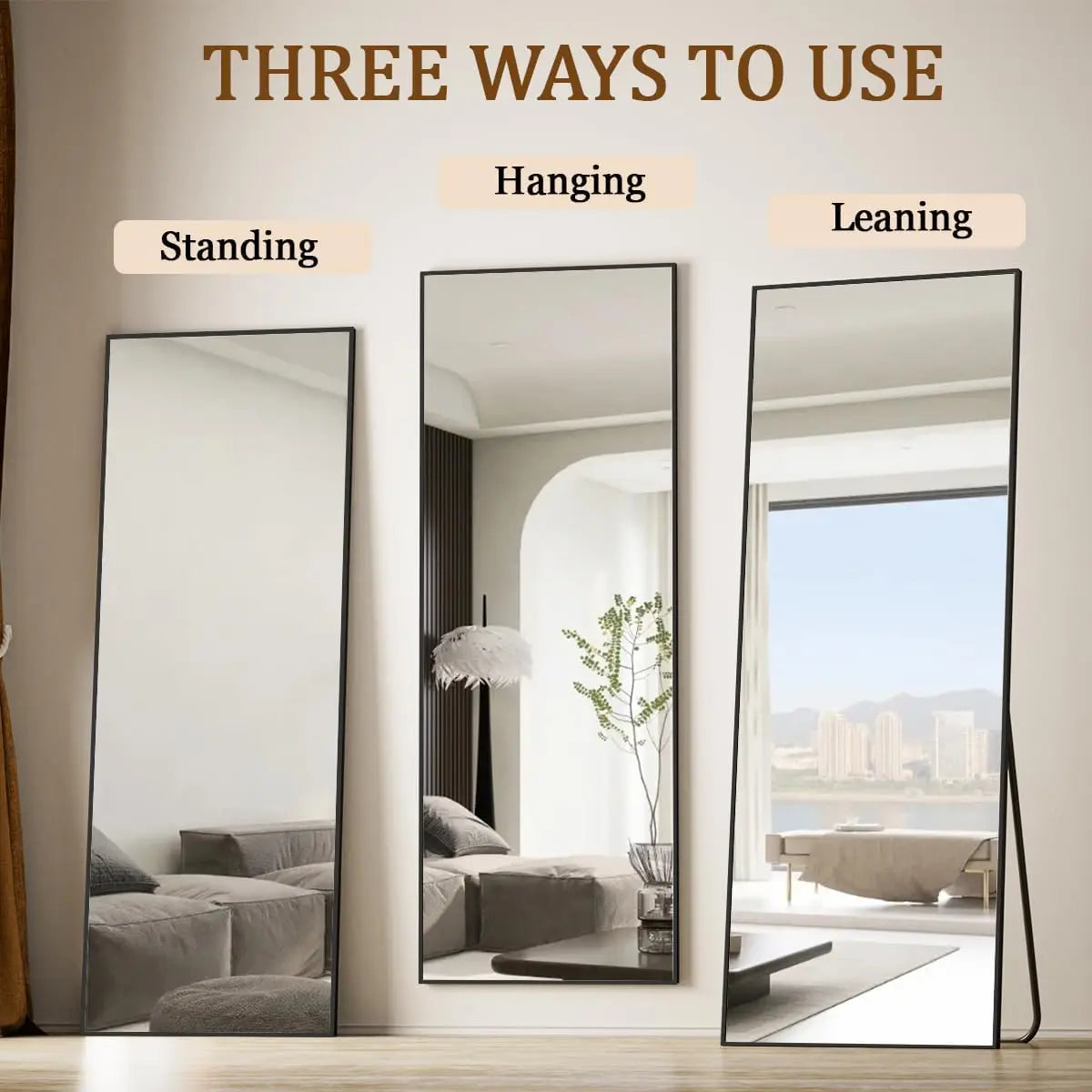 64"x21" Full Length Floor Mirror
