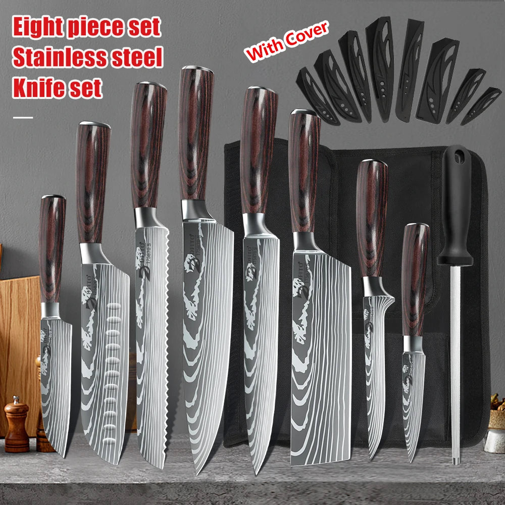 Stainless Steel Kitchen Knife Set