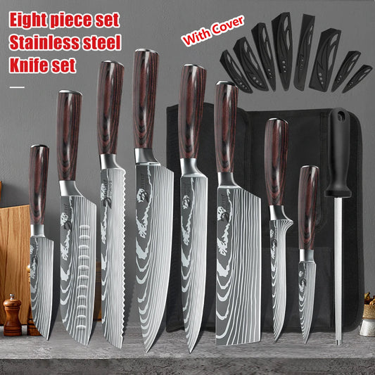 Stainless Steel Kitchen Knife Set