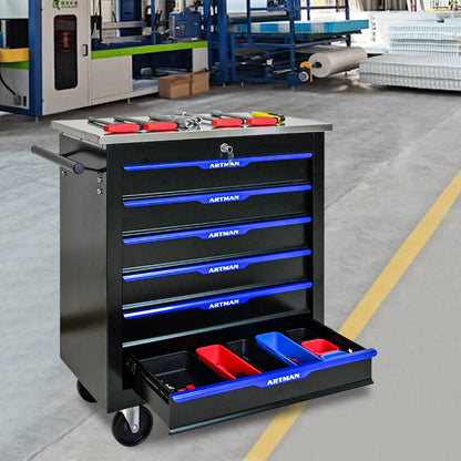 6-Dawer Rolling Tool Storage Cabinet