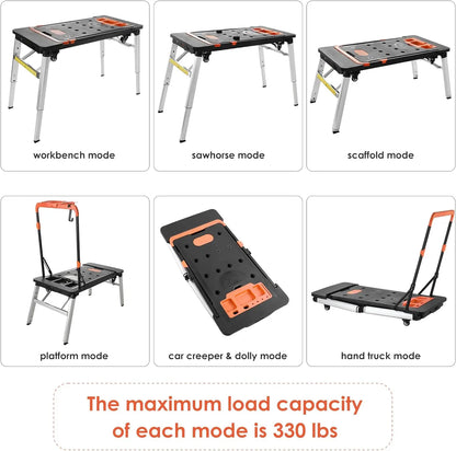 7 in 1 Portable Folding Workbench