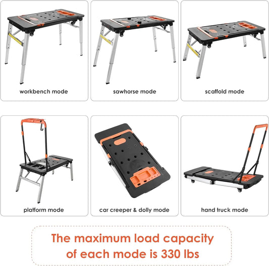 7 in 1 Portable Folding Workbench