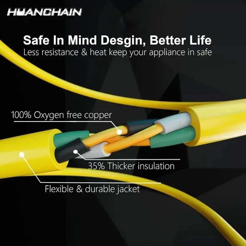 100 ft 12/3 Gauge Heavy Duty Extension Cord