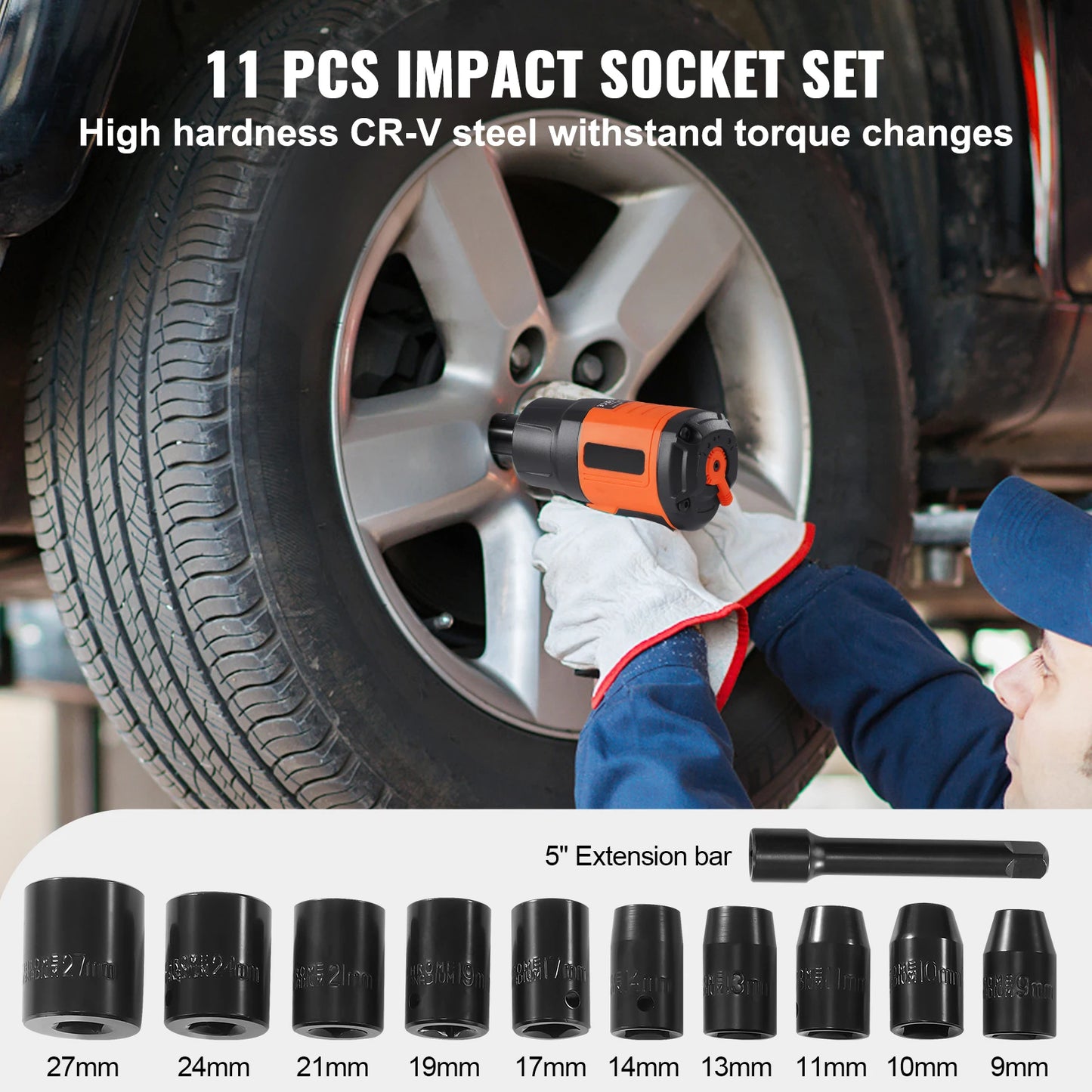Lightweight Pneumatic Impact Gun & Carrying Case