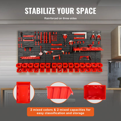 Wall Mounted Garage Or Shop Storage Organizer