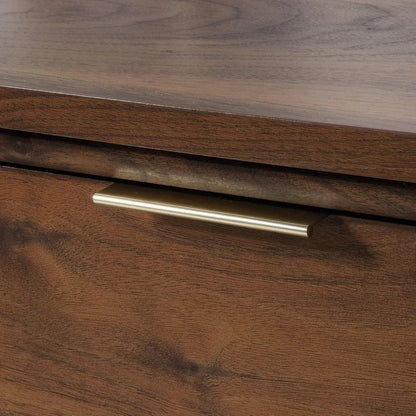 Grand Walnut Lateral File Cabinet