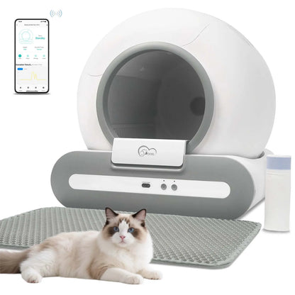 65L Self-Cleaning Cat Litter Box