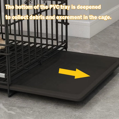 Dog Kennel with Leak-proof Tray