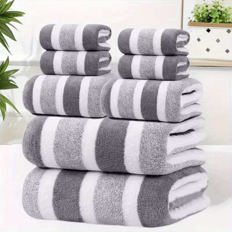 Luxury Coral Fleece Towel Set