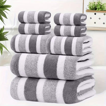 Luxury Coral Fleece Towel Set