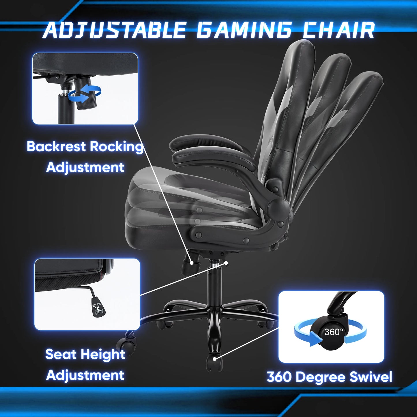 Ergonomic Adjustable Office Desk Chair