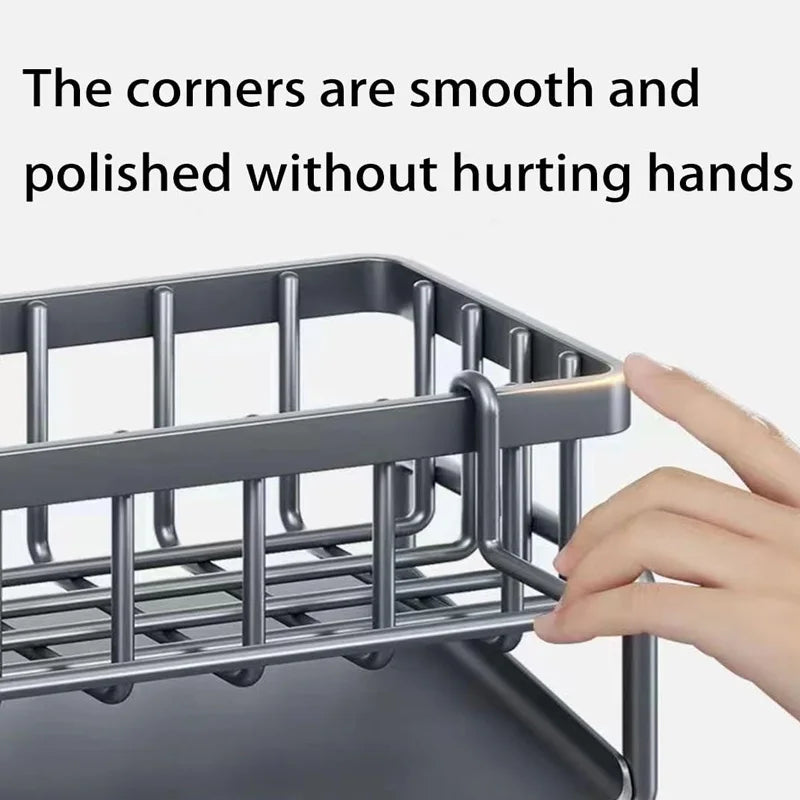 Carbon Steel Kitchen Sink Organizer
