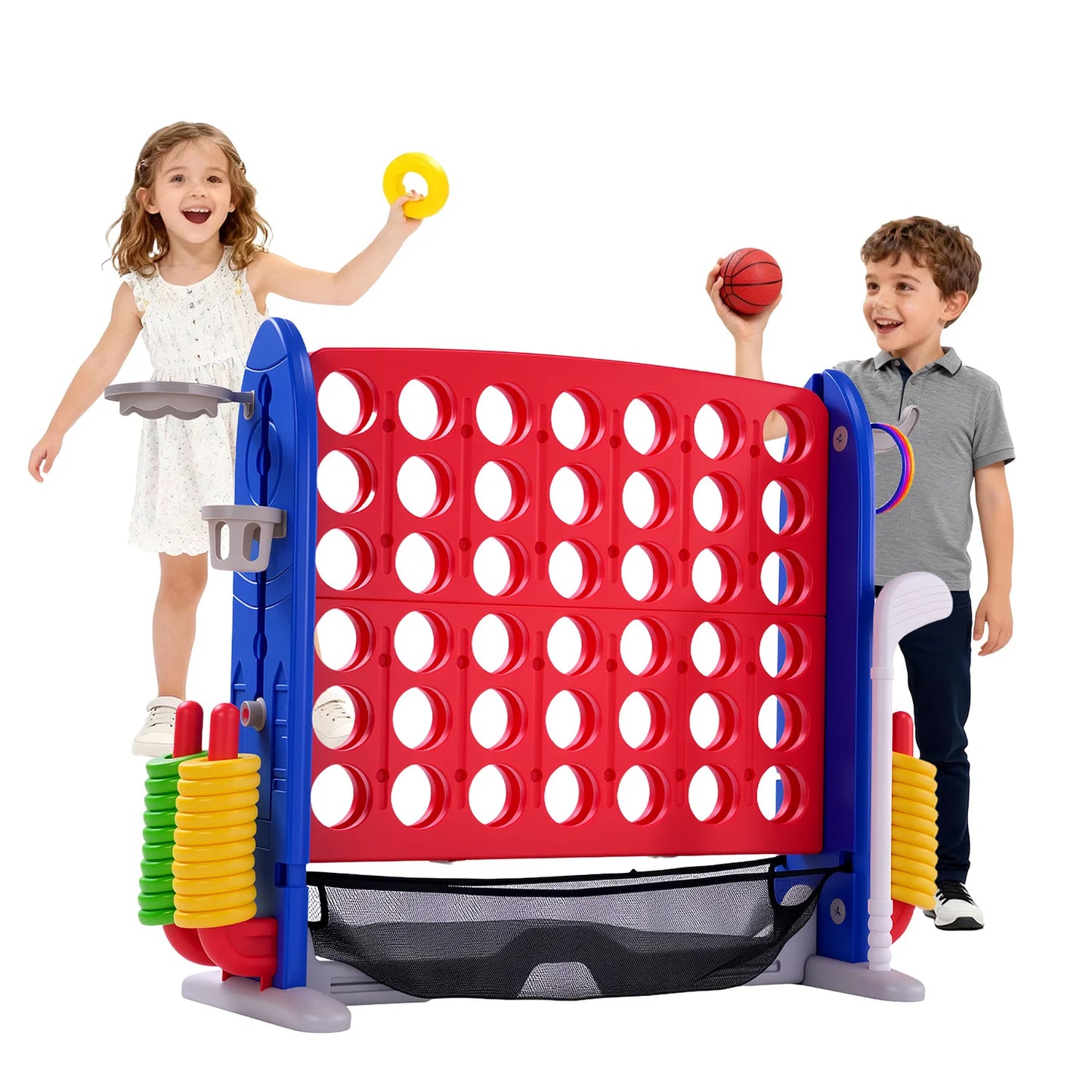 4-in-1 Giant Outdoor Game Set