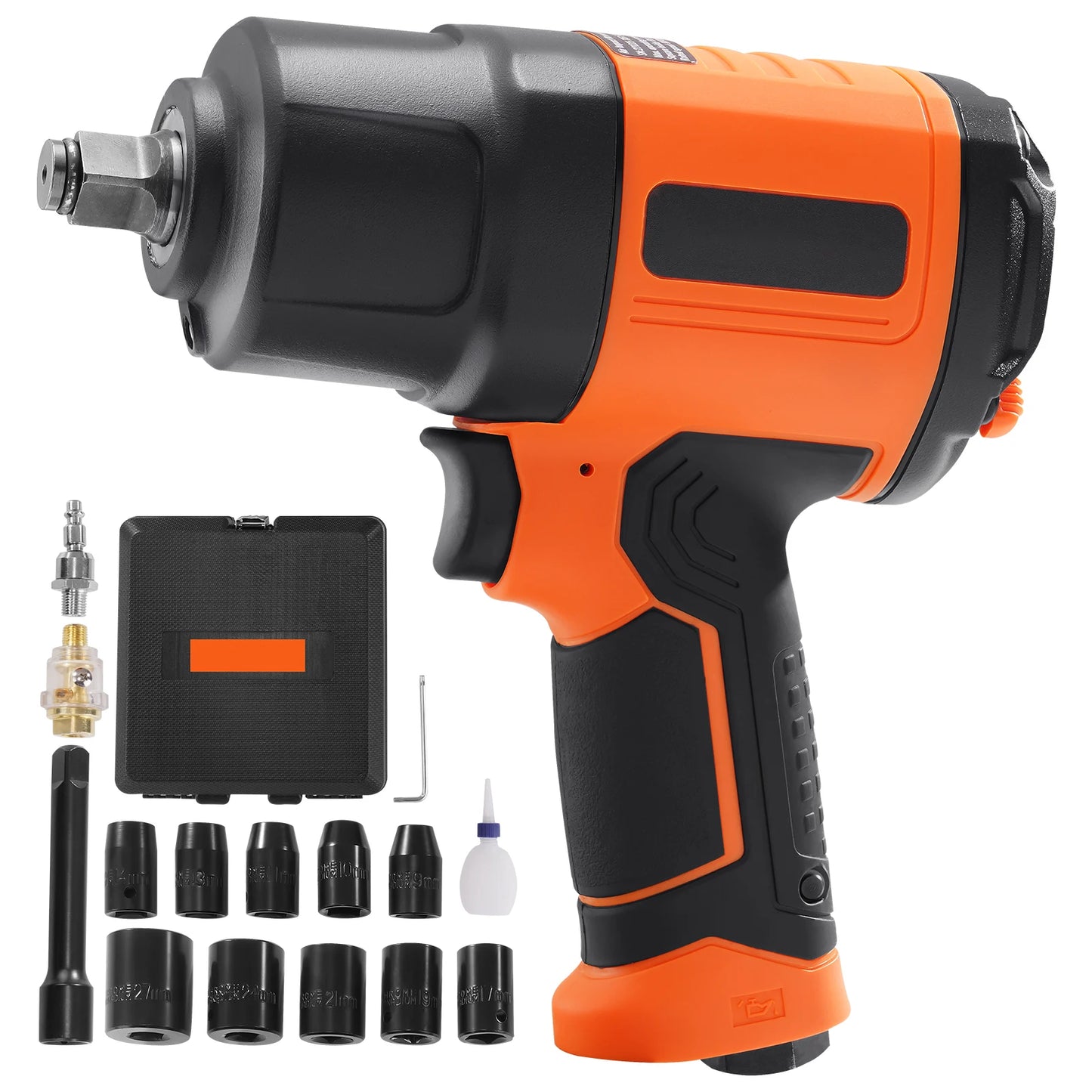 Lightweight Pneumatic Impact Gun & Carrying Case