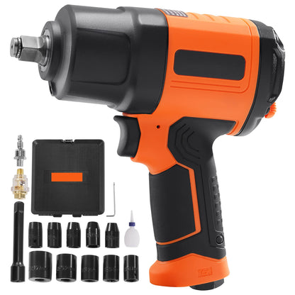 Lightweight Pneumatic Impact Gun & Carrying Case